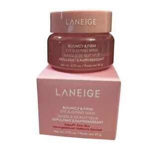 Laneige Bouncy & Firm Eye Sleeping Mask 0.7 Oz Full Size Depuff Firm Blur NIB